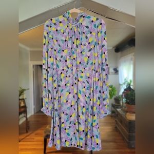 Kate Spade Moonglow Floral Smocked Dress